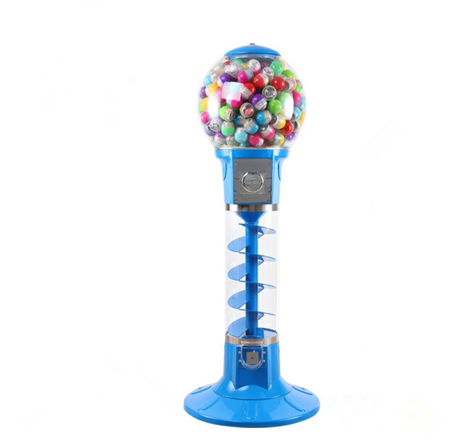 Blue Spiral gacha toy vending gashapon capsule machine