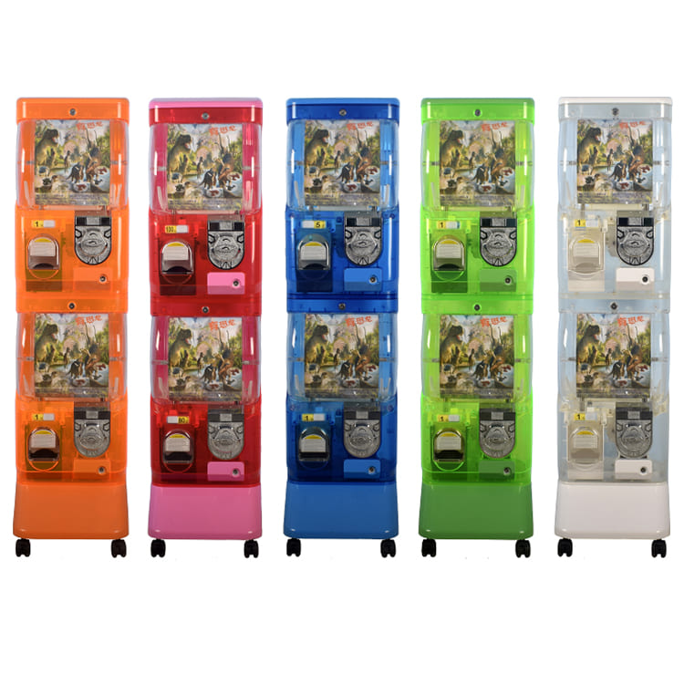 Two layers Transparent Gashapon Tomy Gacha Vending Machine