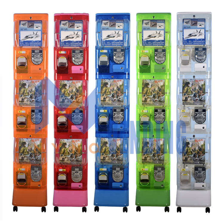 Three layers Transparent Gashapon toy capsule Tomy Gacha Vending Machine
